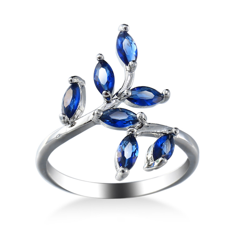 Ethnic Fashion Design - Bonitos anillos de diseño de hojas