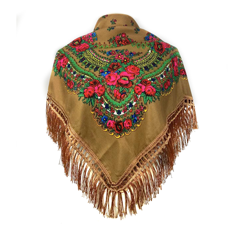 New Ethnic Fashion - Diadema étnica con flecos Bandana Babushka,