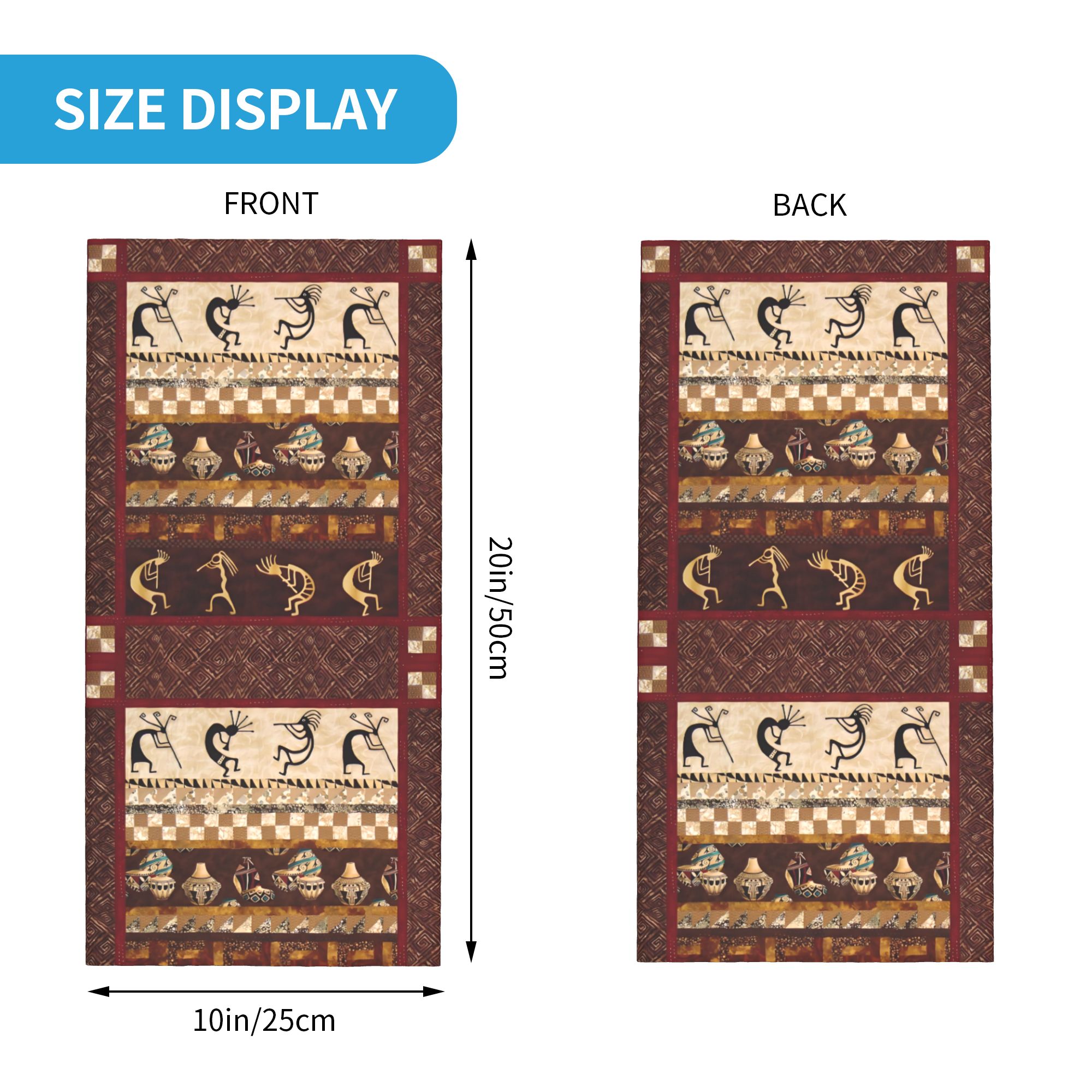 Custom Kokopelli Winter Headba - Ethnic Fashion Design reseña y precio