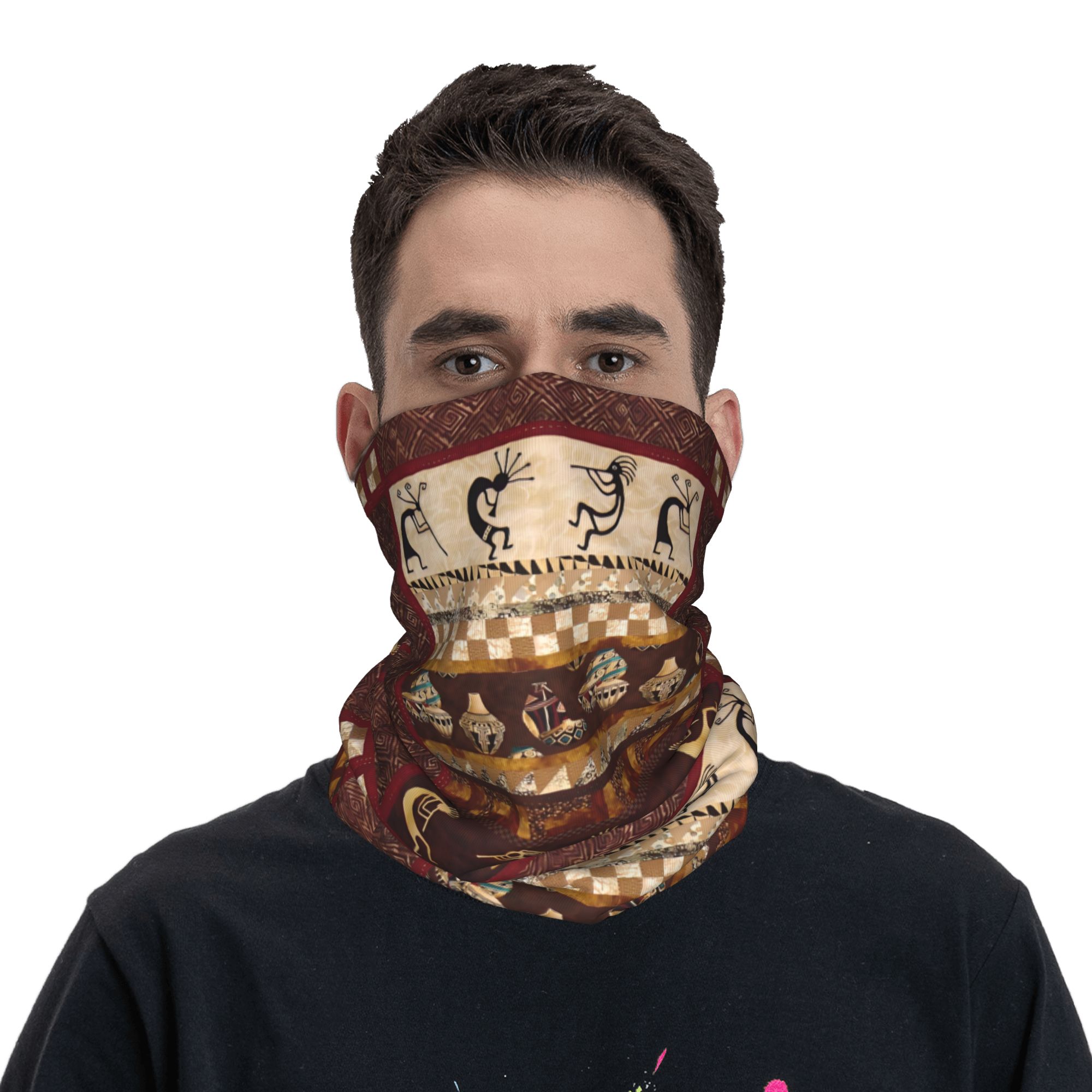 Custom Kokopelli Winter Headba - Ethnic Fashion Design reseña y precio