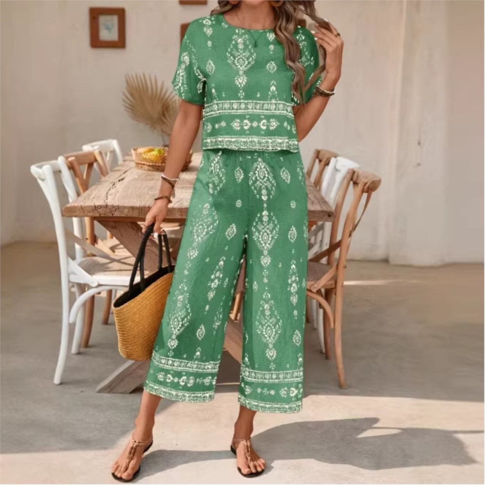 Traje de Mujer de Manga Corta  - New Ethnic Fashion reseña y precio