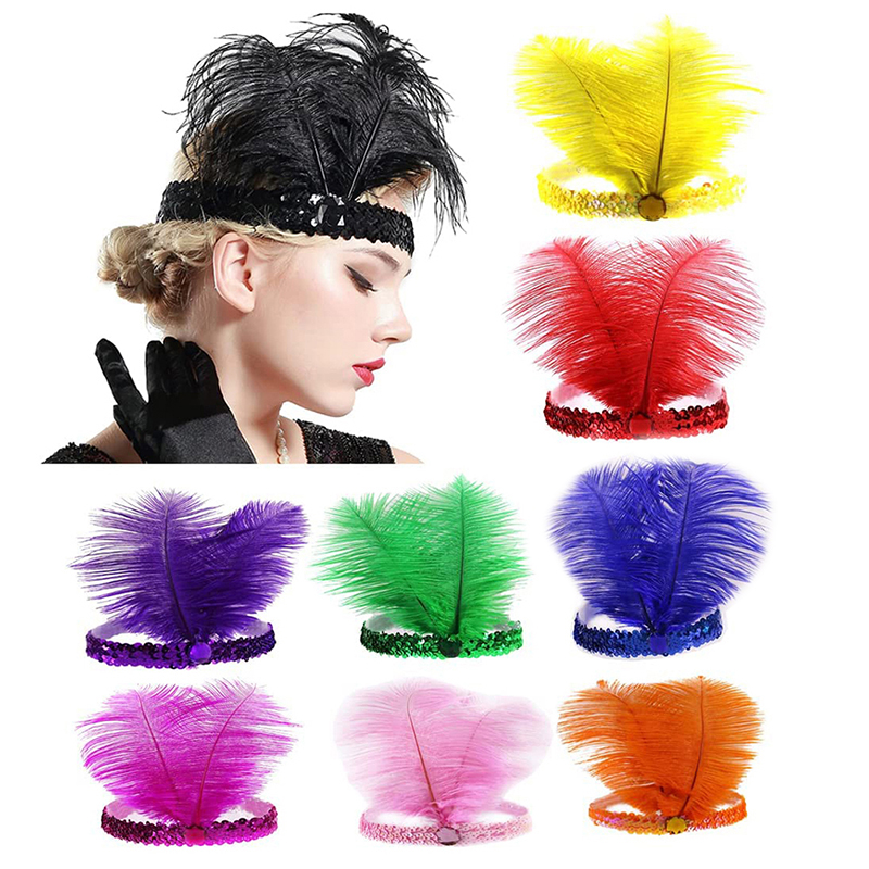 Diadema de cristal con plumas  - Ethnic Fashion India reseña y precio