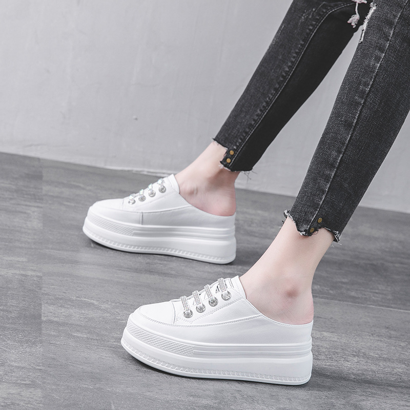 Moda 8,5 cm zapatilla de cuero - Ethnic Modern Fashion reseña y precio