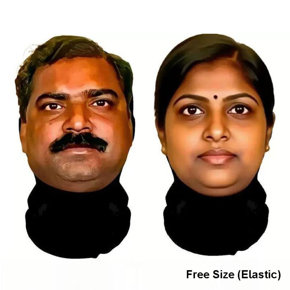Máscara Divertida de Estilo In - Ethnic Fashion India reseña y precio