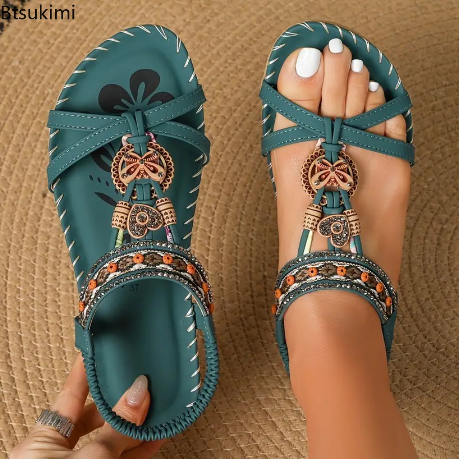 Sandalias Bohemias para Mujer, - Ethnic Fashion Women reseña y precio