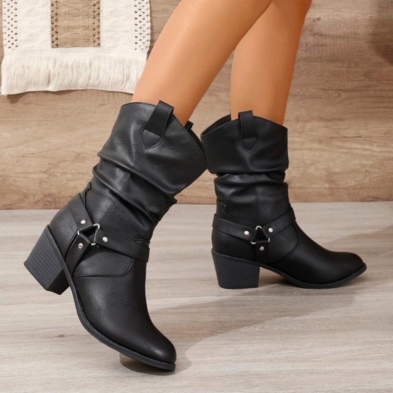 Botas De media pantorrilla par - Ethnic Fashion Women reseña y precio