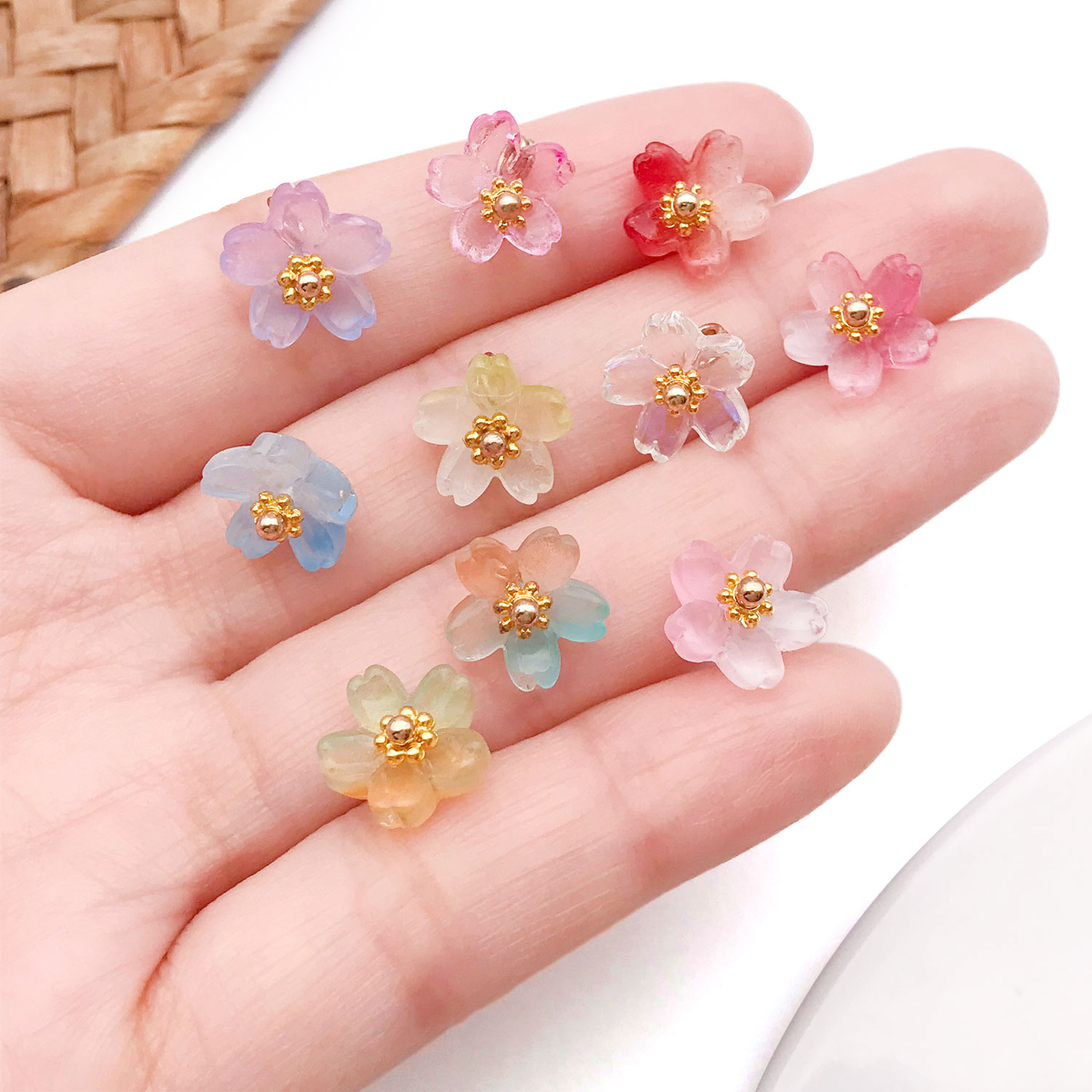 10/20 piezas colgantes de flor - Ethnic Modern Fashion reseña y precio