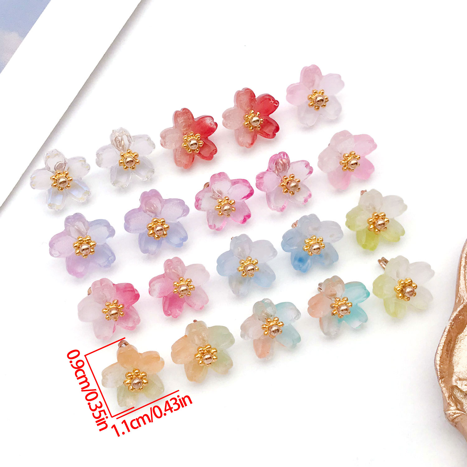 10/20 piezas colgantes de flor - Ethnic Modern Fashion reseña y precio