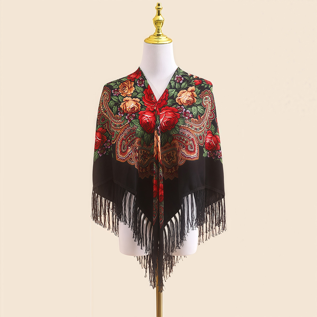 Chal Étnico Ruso de 110 cm par - Go Ethnic Fashion reseña y precio