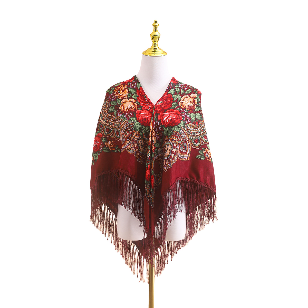 Chal Étnico Ruso de 110 cm par - Go Ethnic Fashion reseña y precio