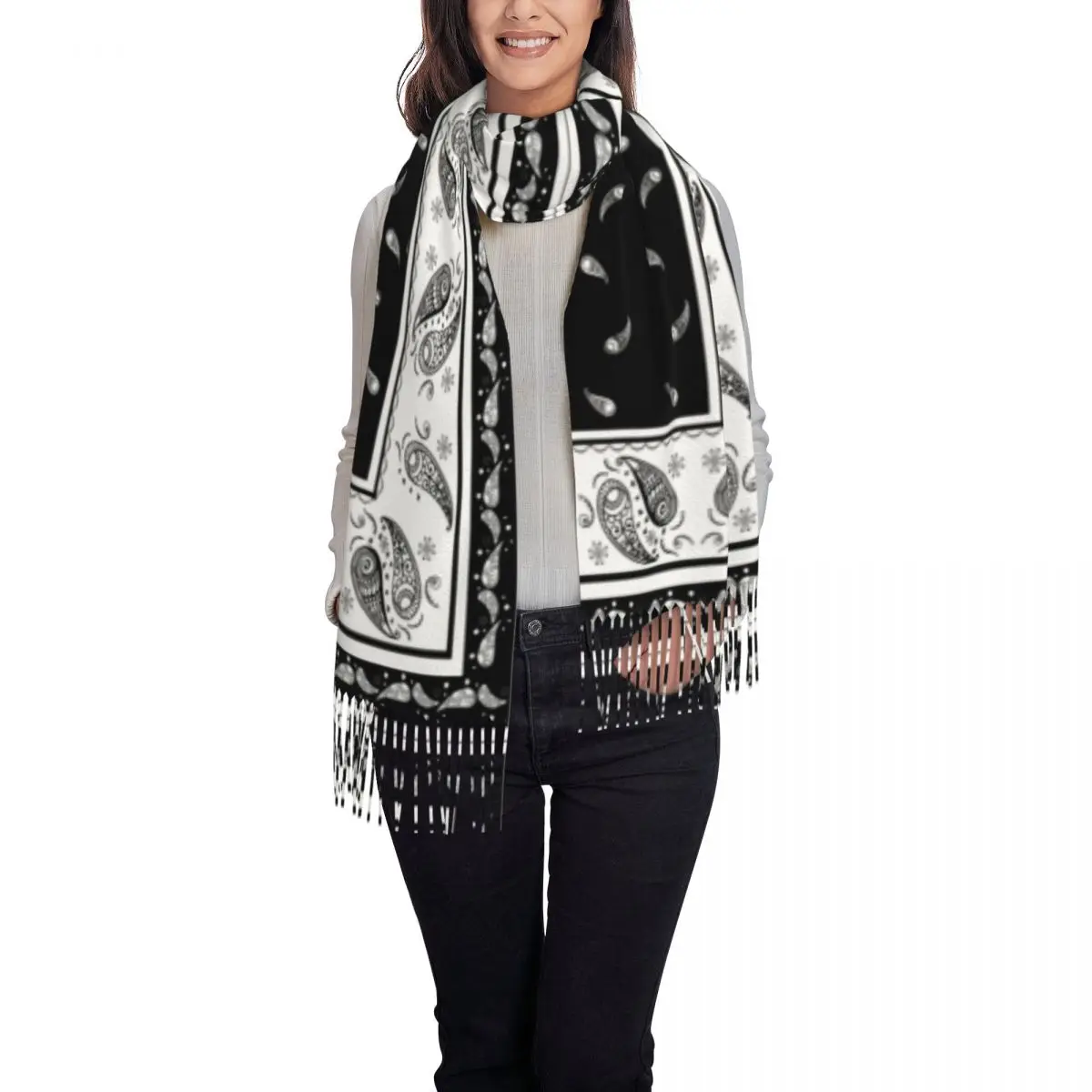 Bufanda de Paisley estilo bohe - Go Ethnic Fashion reseña y precio